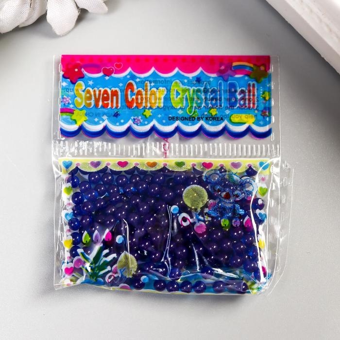 Растущий гель однотонный Растущий гель однотонный "Синий" набор 12 пакетов на блистере 5 гр 28х17 см