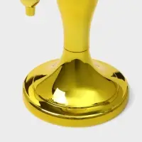 Башня пивная с краном VaviloneDouble, колба 3 л, ёмкость для льда, подсветка, пластик, золотистая