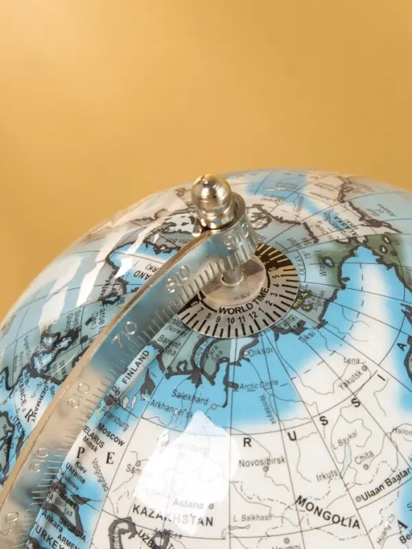 Глобус сувенирный, 18×15×33.5 см, подставка мрамор