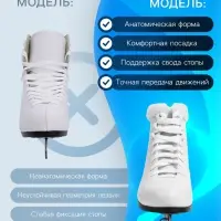 Коньки фигурные Winter Star с мехом, р. 37