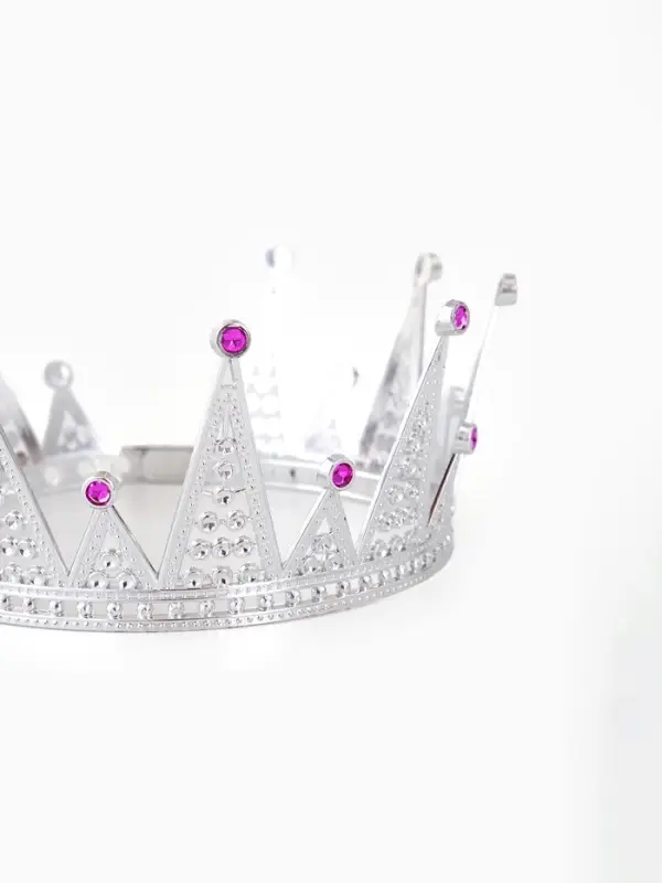 Корона королевы, цвет серебряный Корона королевы, цвет серебряный