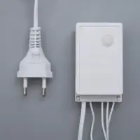 Гирлянда &laquo;Бахрома&raquo; 4&times;0.6 м, IP44, белая нить, 180 LED, свечение тёплое белое, 8 режимов, 220 В