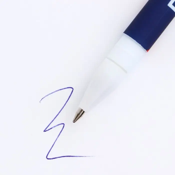 Ручка пластик с колпачком шариковая «Russian sport», синяя паста, 0.7 мм Ручка пластик с колпачком шариковая «Russian sport», синяя паста, 0.7 мм