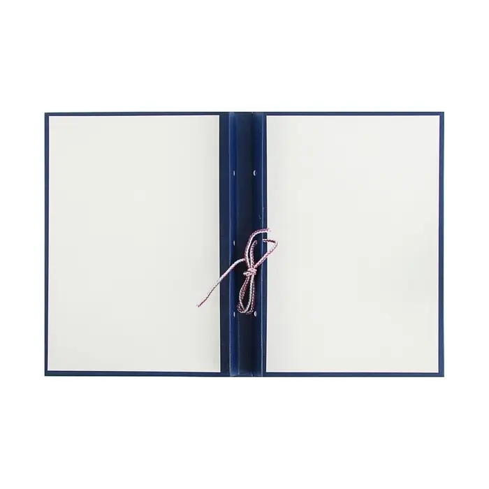 Папка &laquo;Дипломная работа&raquo; А4, бумвинил, гребешки/сутаж, (без бумаги) синяя 10ДР01