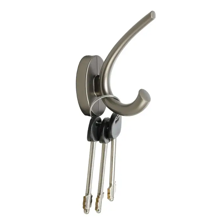 Крючок мебельный CAPPIO USUAL, двухрожковый, цвет графит