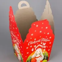 Коробка подарочная пасхальная &laquo;Красна девица&raquo;, 17&times;17&times;26 см