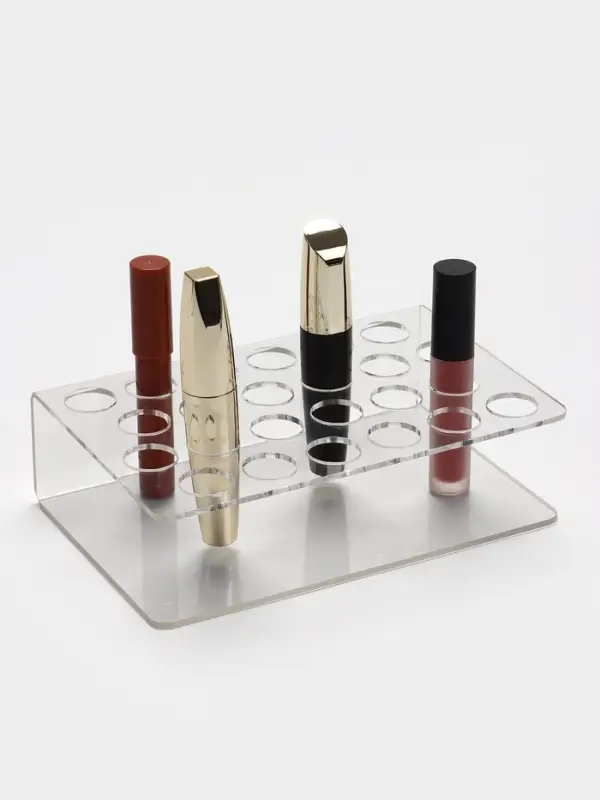 Подставка под тушь на 24 позиции, 19.5&times;12.5&times;5.8 см, оргстекло 2 мм