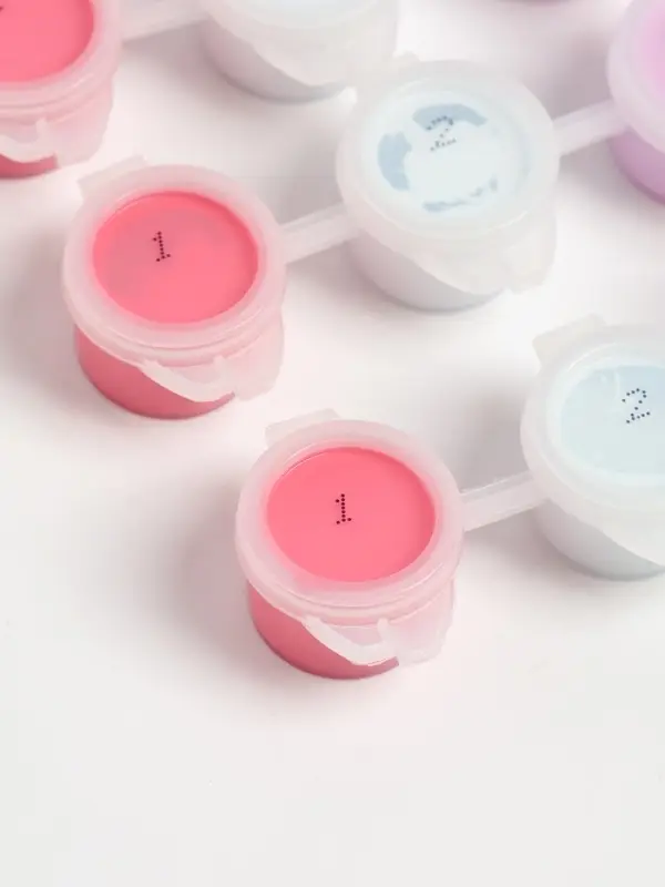 Набор акриловых красок, цвет розово-сиреневый, 3 мл