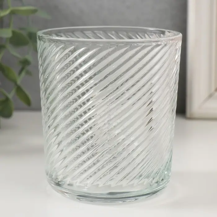 Стакан для свечей стеклянный &laquo;Верность&raquo; 350 мл 8.5&times;8.5&times;10 см