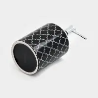 Дозатор для мыла Доляна &laquo;Марокко&raquo;, 380 мл, чёрный