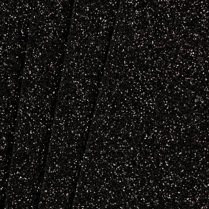 Фоамиран  Фоамиран "Чёрный блеск" 2 мм формат А4 (набор 5 листов)