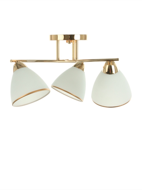 Люстра Люстра "Андер" 3хЕ27 40Вт золото 44х44х24 см