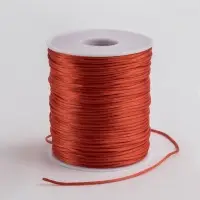 Шнур нейлоновый на бобине d=2 мм, L=100 м, красный