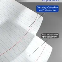 Тетрадь 12 листов в косую линейку, ErichKrause CoverPro, пластиковая обложка, МИКС