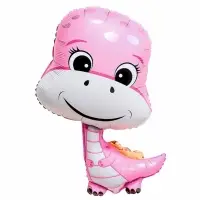 Воздушный шар фольгированный 15" &laquo;Динозаврик девочка&raquo;, 5 шт.