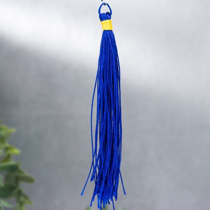 Музыка ветра металл Музыка ветра металл "Сердце" от сглаза с кисточкой 2 колокольчика 22х6,5 см