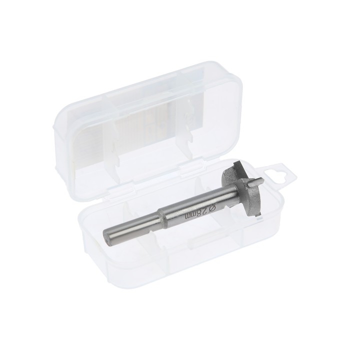 Сверло Форстнера ТУНДРА, твердосплавные пластины, цилиндрический хвостовик, 28 мм Сверло Форстнера ТУНДРА, твердосплавные пластины, цилиндрический хвостовик, 28 мм