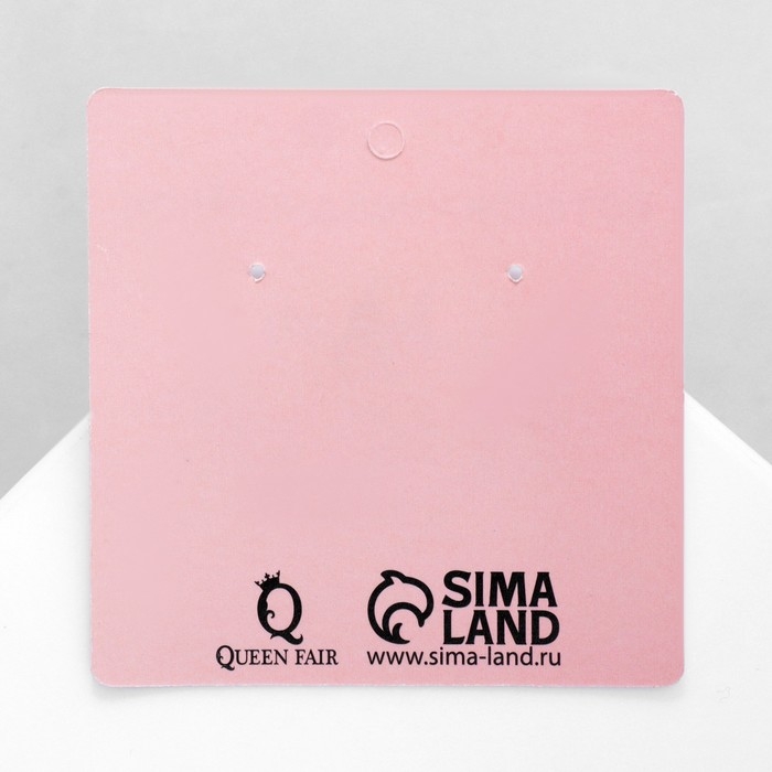 Серьги акрил «ЪУЪ», цвет чёрный Серьги акрил «ЪУЪ», цвет чёрный