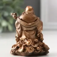 Фигура «Хотей на жабе», 7×5.5×5.5 см, бронза