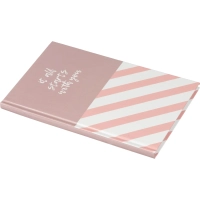 Бизнес-тетрадь А5,80л,7БЦ,клетка, Attache Economy Smart роз