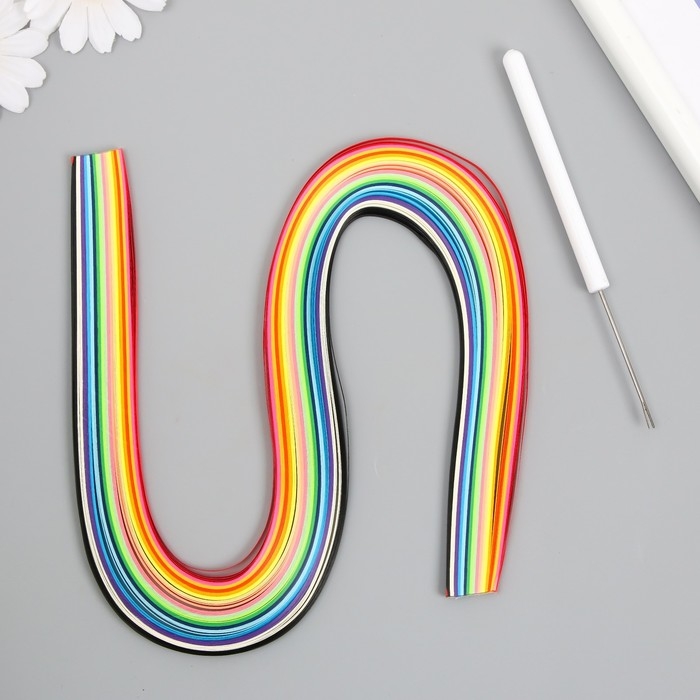 Набор для квиллинга 160 полосок шириной 0,3 см, инструмент Набор для квиллинга 160 полосок шириной 0,3 см, инструмент "Цветок" 20х8,7 см