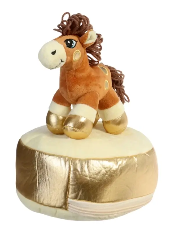 Мягкая игрушка - конфетница &laquo;Веселая лошадка&raquo;, 21 см