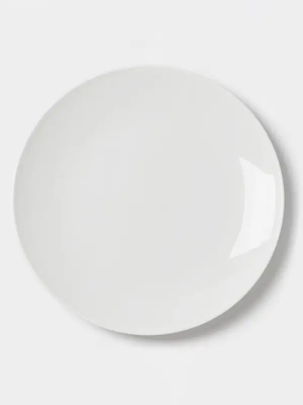 Тарелка Hanna Kn&ouml;vell, d=27.5 см, без борта, фарфор, белая
