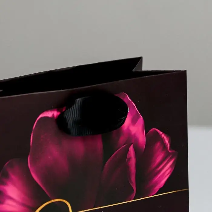 Пакет подарочный ламинированный вертикальный, упаковка, «8 Марта», S 12 х 15 х 5.5 см