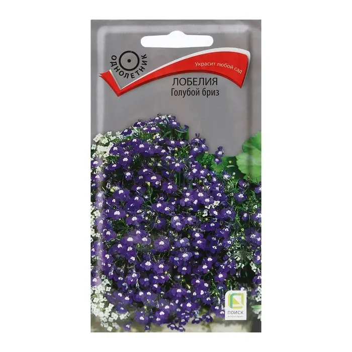 Семена цветов Лобелия  Семена цветов Лобелия "Голубой бриз" 0,1 г