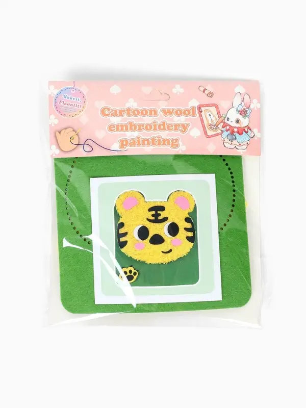 Вышивка по фетру &laquo;Тигр&raquo;