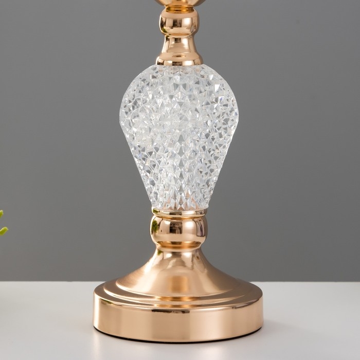 Настольная лампа Настольная лампа "Инес" Е27 40Вт хром 25х25х43 см RISALUX