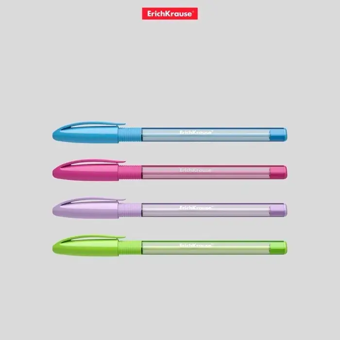 Ручка шариковая ErichKrause U-109 Spring Stick&Grip, узел 1.0 мм, чернила синие, резиновый держатель, супермягкое письмо, длина линии письма 1000 метров Ручка шариковая ErichKrause U-109 Spring Stick&Grip, узел 1.0 мм, чернила синие, резиновый держатель, супермягкое письмо, длина линии письма 1000 метров