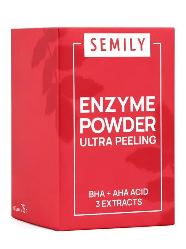 Энзимная пудра для умывания SEMILY ULTRA, от акне и постакне, 75 г