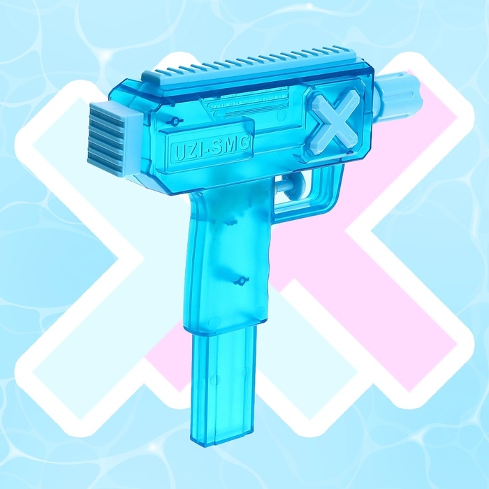 Водный пистолет «Узи», цвета МИКС Водный пистолет «Узи», цвета МИКС