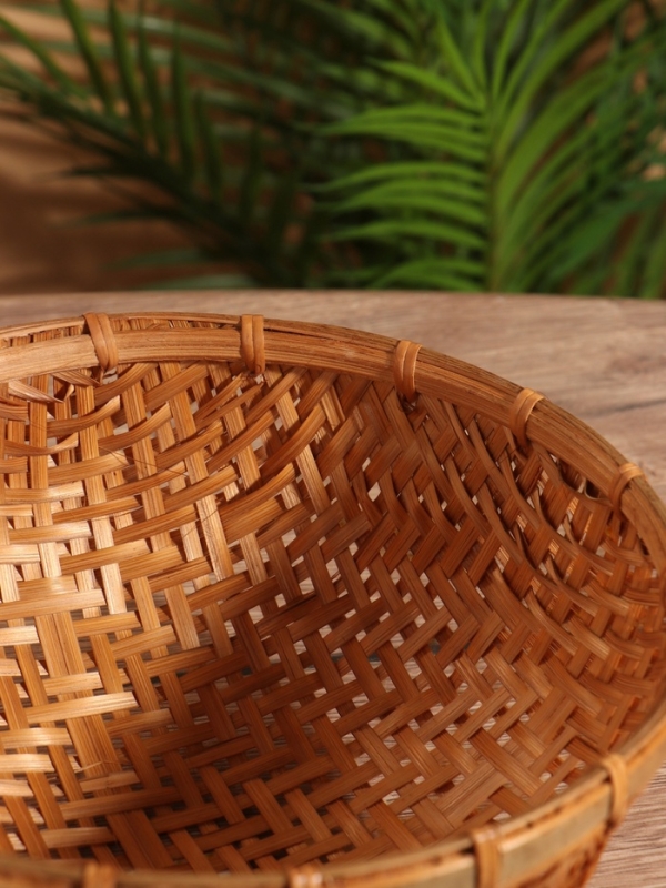 Чаша плетеная, 26 см, бамбук