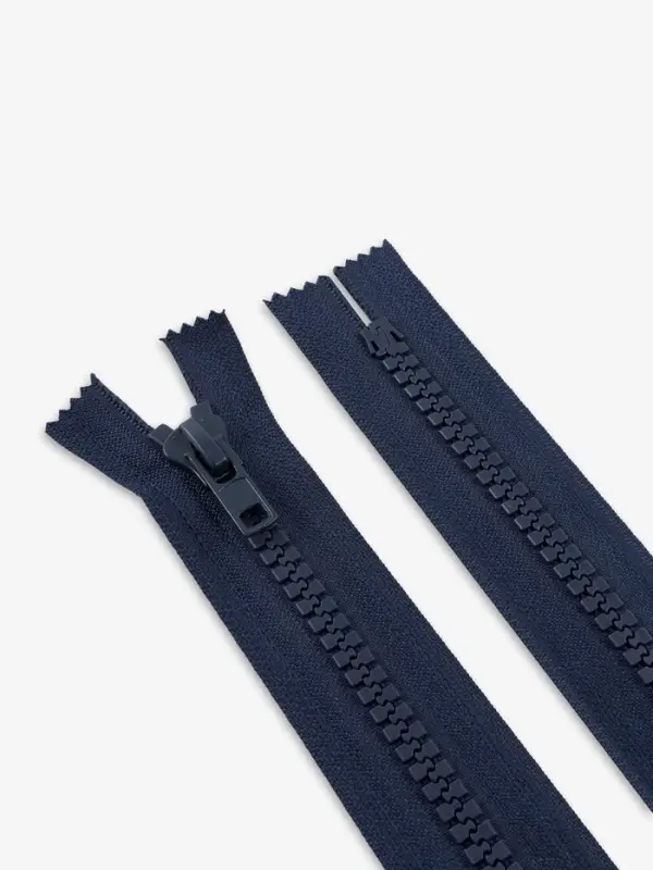 Молния &laquo;Трактор&raquo;, №10, неразъёмная, замок автомат, 18 см, тёмно-синяя