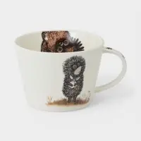 Кружка КОРАЛЛ &laquo;Ёжик в тумане&raquo;, 500 мл, фарфор, белая