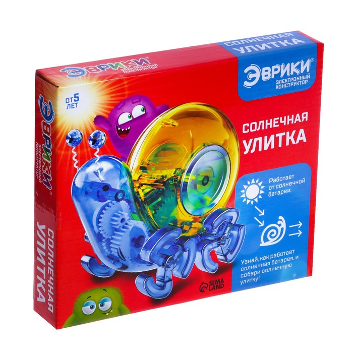 Электронный конструктор «Солнечная улитка», на солнечной батарее
