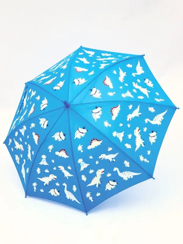 Зонт - трость детский &laquo;Мир&raquo;, полуавтоматический, с проявляющимся рисунком, R=49/55 см, d=98 см, МИКС