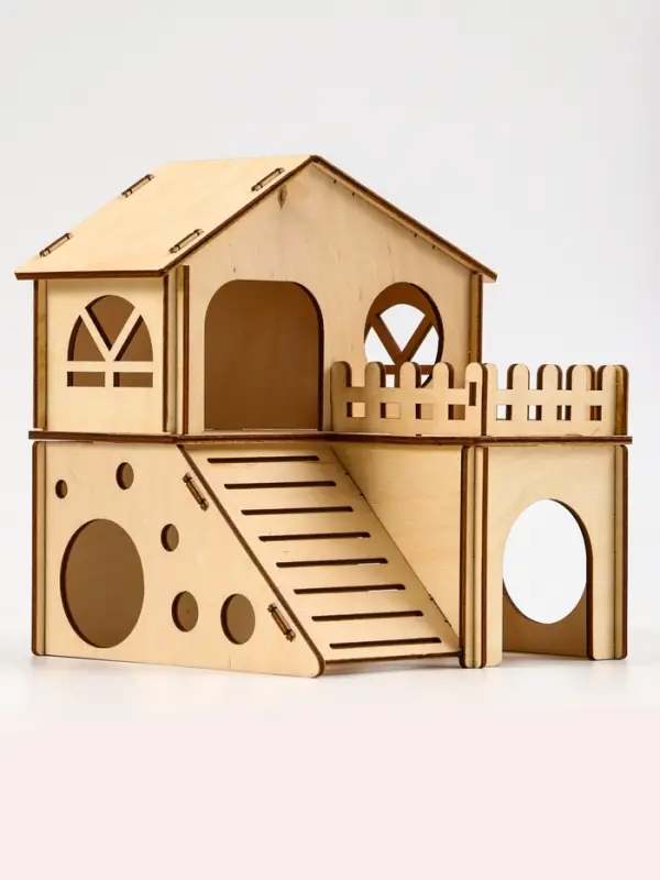 Домик для грызунов, 16&times;15.2&times;18 см, дерево