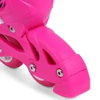 Коньки для фитнеса с роликовой платформой BlackAqua (р.34-37, мультиколор)