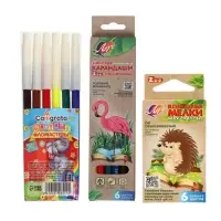 Набор первоклассника, 44 предмета, ЛУЧ &laquo;ЗОО&raquo;, в папке