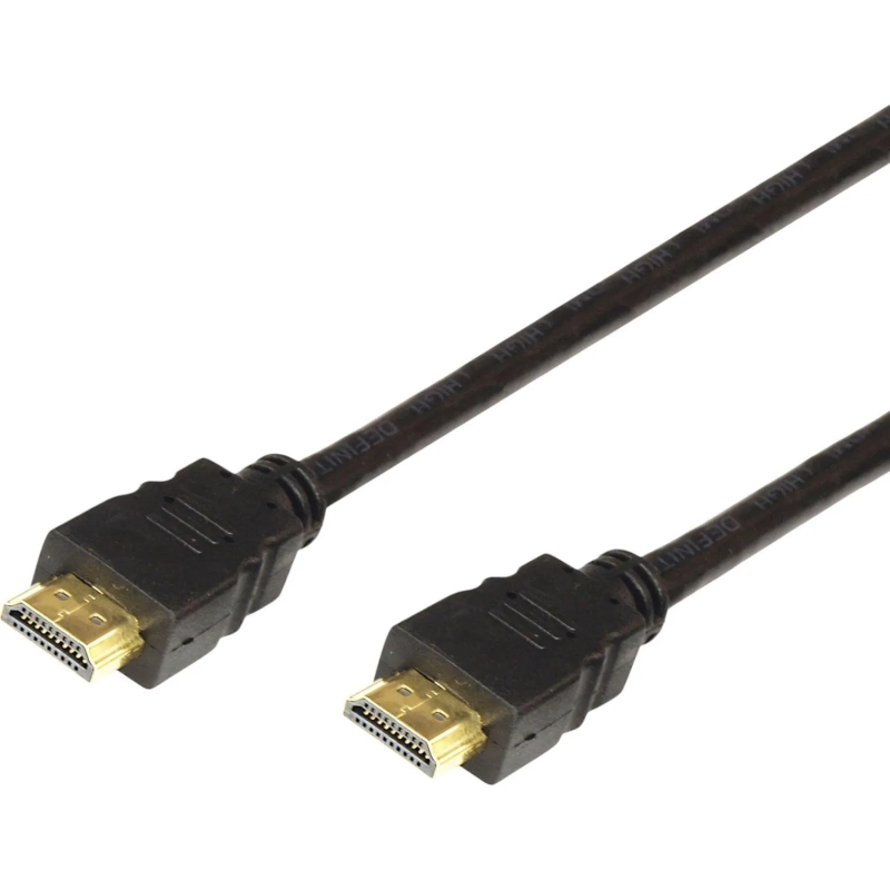 Кабель HDMI - HDMI, М/М, 2 м, v1.4, фер, поз.р, Rexant, чер, 17-6204