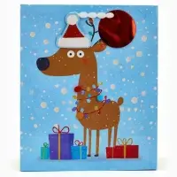 Набор подарочных пакетов «Новый год», 3 шт, 25,4 × 30,5 × 12,7 см Набор подарочных пакетов «Новый год», 3 шт, 25,4 × 30,5 × 12,7 см