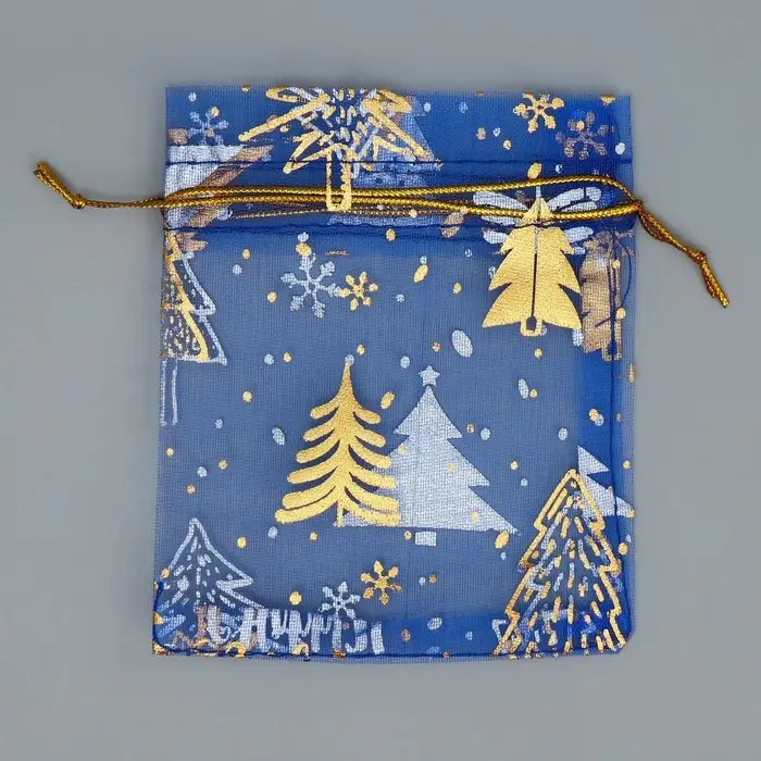 Мешочек подарочный органза &laquo;Волшебный лес&raquo;, 10 х 12 см +/- 1.5 см