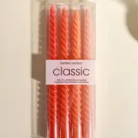 Набор свечей витых, 2х25 см, 4 шт, палитра оранжевого 25,5х8,8х2,4 см Набор свечей витых, 2х25 см, 4 шт, палитра оранжевого 25,5х8,8х2,4 см