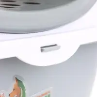 Туалет закрытый с УФ-лампой и миской 52×38×37 см, серый Туалет закрытый с УФ-лампой и миской 52×38×37 см, серый