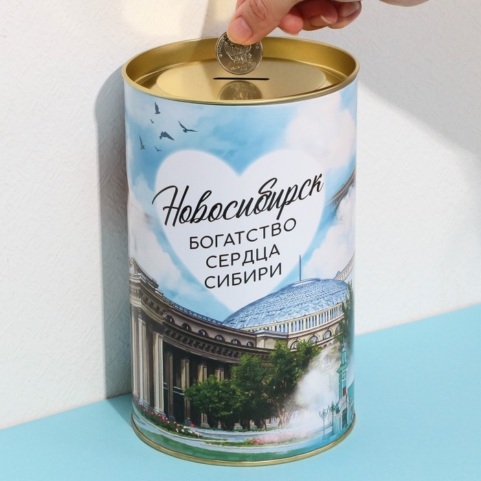 Копилка XXL «Новосибирск», 20 х 12,5 см Копилка XXL «Новосибирск», 20 х 12,5 см