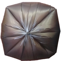 Мешки для мусора ПНД 60л 15мкм 20шт/рул черный 60х80см Luscan