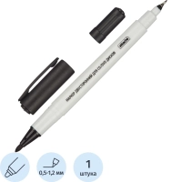 Маркер для CD Attache двусторонний черный 0,5/1,2 мм